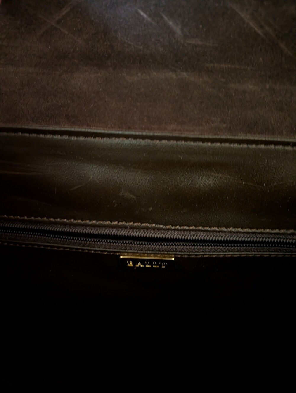 Sale🥳 Vintage BALLY Mini Mahogany Chocolate Leather Crossbody Flap Bag Italy - Picture 5 of 6